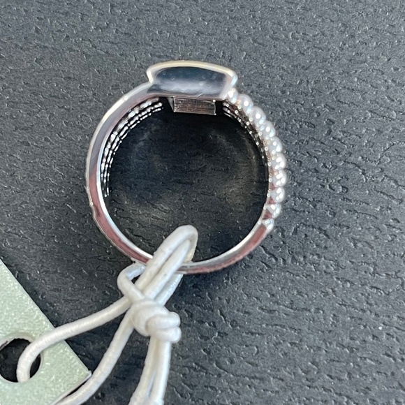 Atterri Two-Tone Cubic Zirconia Ring - Size 7 - NWT - Picture 5 of 5